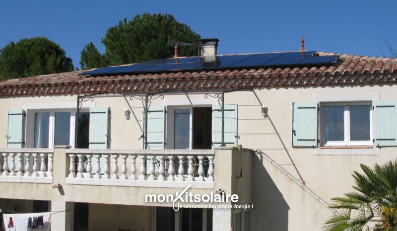 Jean-Marc a posé 14 panneaux solaires SunPower sur sa toiture en tuiles